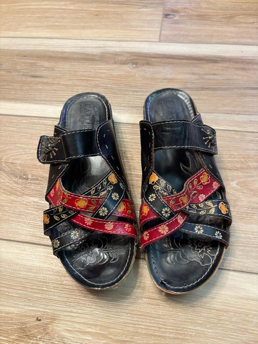 L'Artiste by Spring Step Leigh Wedge Slide Sandals
